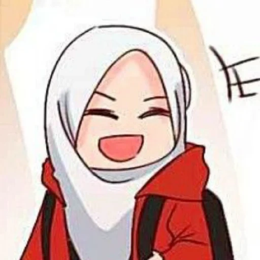 anime, anime, young woman, markwing characters, sakura hijab anime