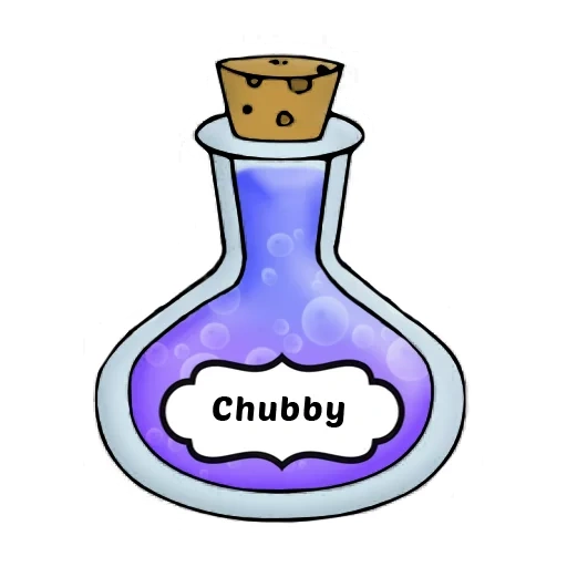 potion, potion, grow potion, bouteille de potion petite, cartoon magic potion