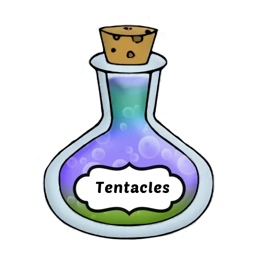 potion, potion, motif de potion, bouteille de potion petite, cartoon magic potion