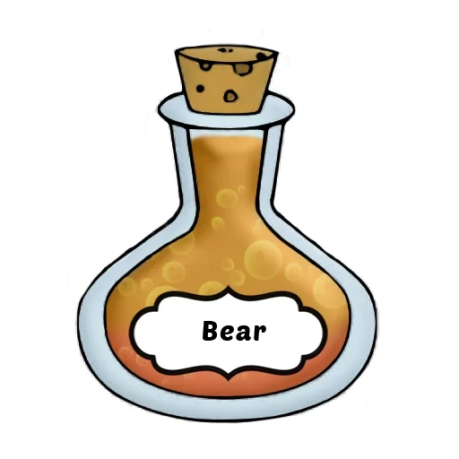 potion, magic potion cartoon, contour of medicine bottle, felix felicity potion pattern, felix felicis good luck potion label