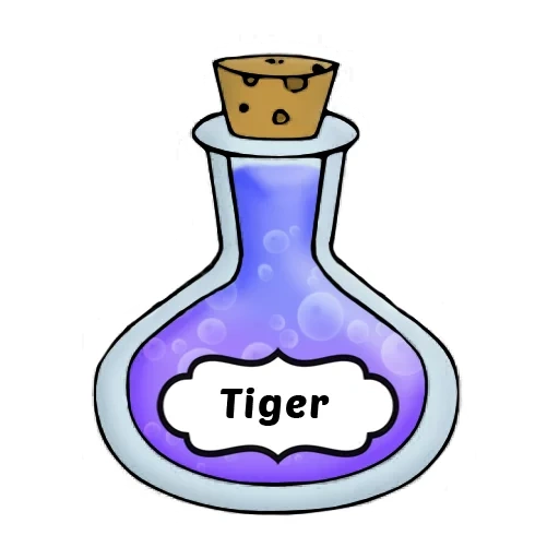 potion, potion, motif de potion, bouteille de potion petite, cartoon magic potion