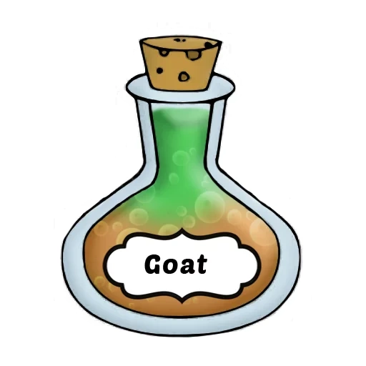 faust, potion, magic potion cartoon, contour of medicine bottle