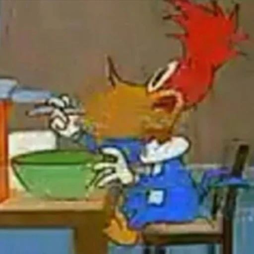 garçon, woody woodpecker, docteur boisé de bois de bois, cartoon woodpecker woody, show dyatla woody 1999