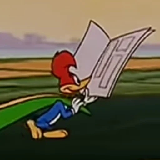 woody woodpecker, je suis un examen d'un mème, woodwood woody 1999, woody woodpecker 1982, woodpecker woody ort 1995-1997