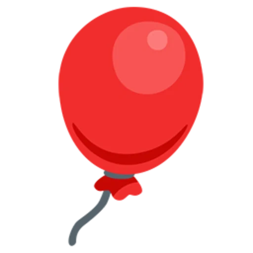 bola, balões de ar, balão emoji, balão vermelho, um balão da corporação