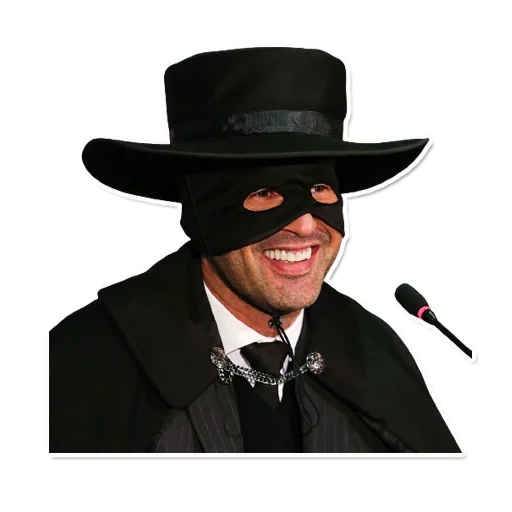 topeng zorro, topi zorro, fonseca zorro