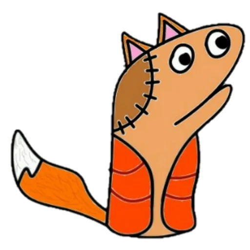 fox fox, personaggio della volpe