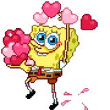 spongebob, spons bob 8 bit, spange bob in love, spongebob squarepants