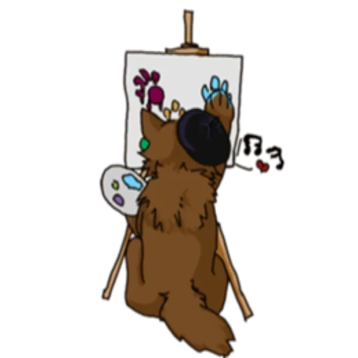 imagen, llevar, oso vonni, oso pedobir, oso de dibujos animados