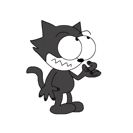 cat felix, o gato felix está zangado, cat felix, patch cat felix, cat felix cartoon cat