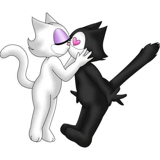 cat, animation, felix the cat, changing prolyn, red cliff seal embrace
