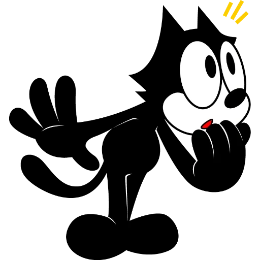 felix the cat, felix the cat 1917, felix the cat is very angry, felix the cat laughs, cat felix cartoon