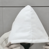 cap médical, folded hoodie mockup, bonnet médical blanc, couvertures médicales