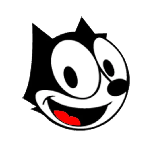 cat felix, cat felix, o gato felix está zangado, felix cat 1920, cabeça de gato felix