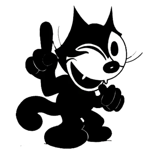 cat felix, cat felix 1919, avatar cat felix, cat felix tanpa latar belakang, kartun cat felix