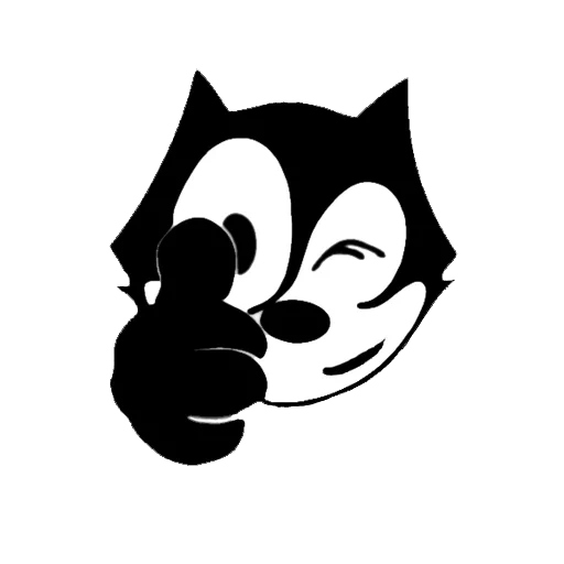 github, cat felix, cat felix head, cat felix sticker, cat felix wizard