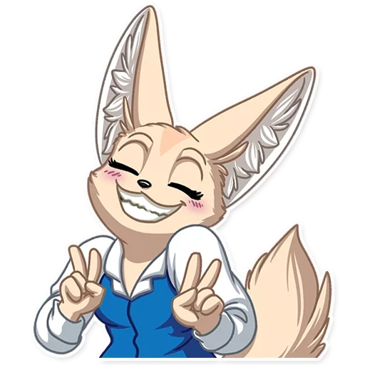 fenneko, aggretsuko, fenneko laugh, фенеко aggretsuko, aggretsuko fenneko