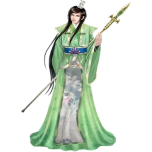 chinese fantasy hanfu, warriors hanfu anime, the guy magician is a transparent background, chinese traditional costume, women's character of games chinese clothing