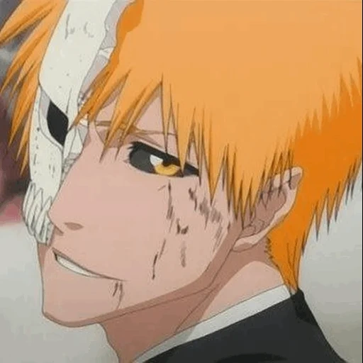 blich, gil blich, anime de alvejante, ichigo kurosaki, blich ichigo smile