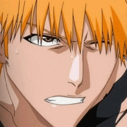 blich, di ichigo kurosaki, ichigo kurosaki blic, manga ichigo kurosaki, ichigo kurosaki è triste