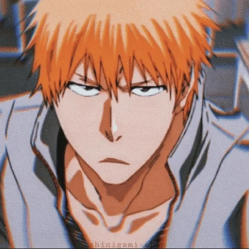 blich, di ichigo kurosaki, faccia ichigo kurosaki, manga ichigo kurosaki, ichigo kurosaki anime blich