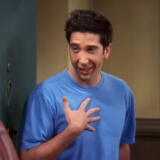 ross geller, im fine meme, tv-serie friends, ross geller i m fine, ross geller i'm fine