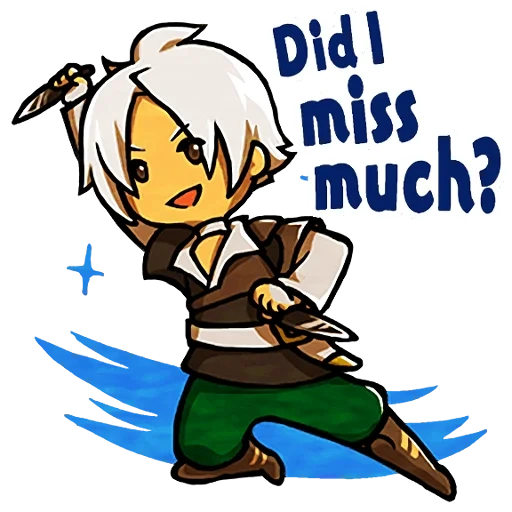 anime, chibi anime, anime mignon, images animées, chibi dmc vergil