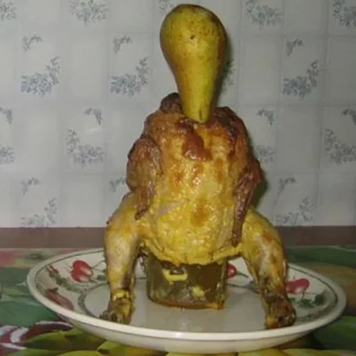 pollo, cibo di pollo, pollo arrosto, cucina punitiva, fresco piatto di pollo