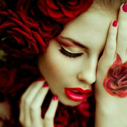 red lips, con amore, красные розы, эстетика патриция, сплеш колор взлом