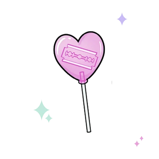 lollipop, lollipop, lollipop berpola, tongkat hati, tongkat kartun berbentuk hati