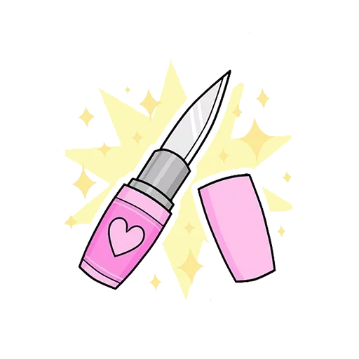 lippenstift, lippenstiftzeichnung, lippenstift skizzen, cartoon lippenstift, die lippenstift ikone ist rosa