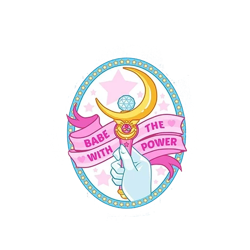 salemon, sailor moon, sailor moon icon, fight like a girl sticker