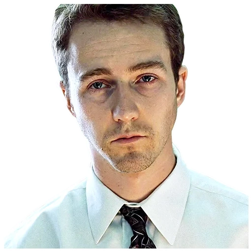 telegram sticker, fight club, edward norton, edward norton fight club, volan de mort