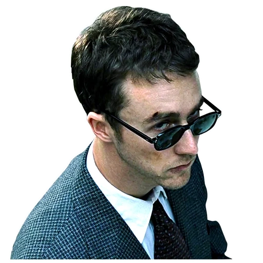 edward norton brille, norton fight club, edward norton fight club, norton, mann