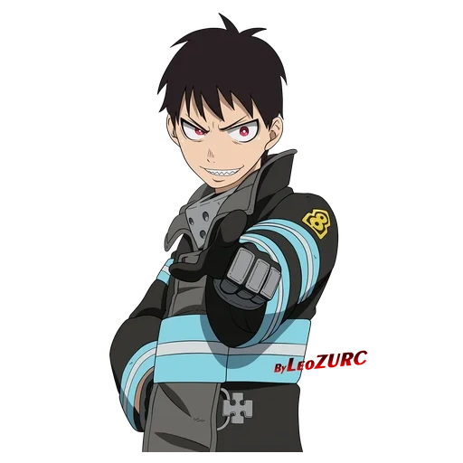 neumático kusakaba, shinra kusakabe, neumático de fuerza de fuego, hermano kusakaba neumático, llama de bombero