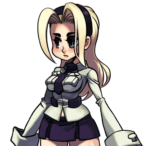 personnages d'anime, mary scur girl, félia scul girl, les personnages de skullgirls, felia skullgirls sprite