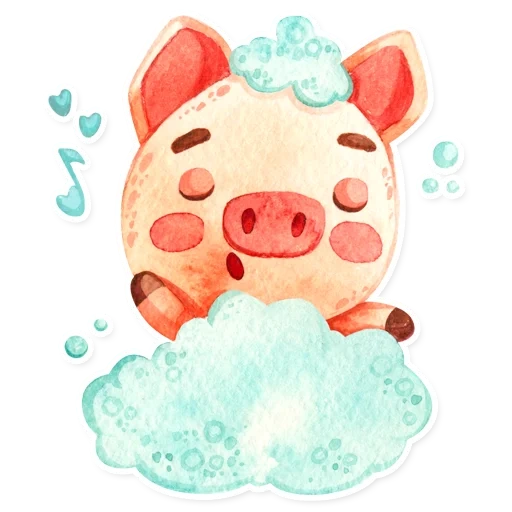 piggy, pig, pig, dear pig, sweet pig drawing