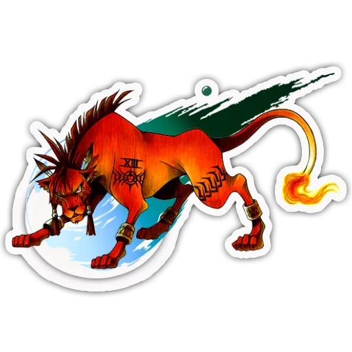 red xiii, ff7 red 13, final fantasy vii, south central final fantasy, south middle final fantasy 7