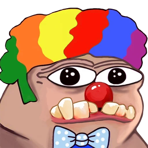 garçon, clown pepe, pepe clown pak, clown pepe khokhol, triste clown pepe