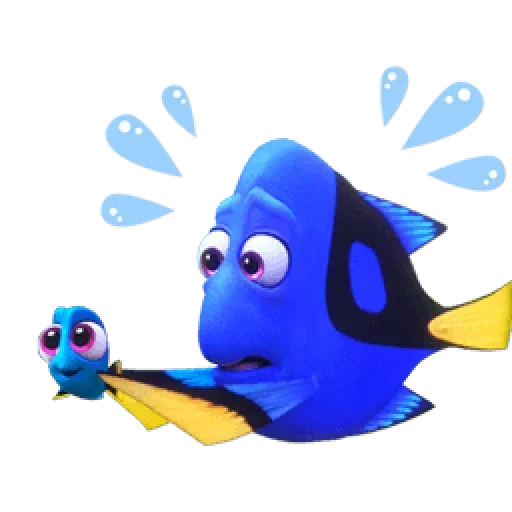 dori fisch, dolly fisch, auf der suche nach nemo, der kleine fisch dori seite, little fish dori memory