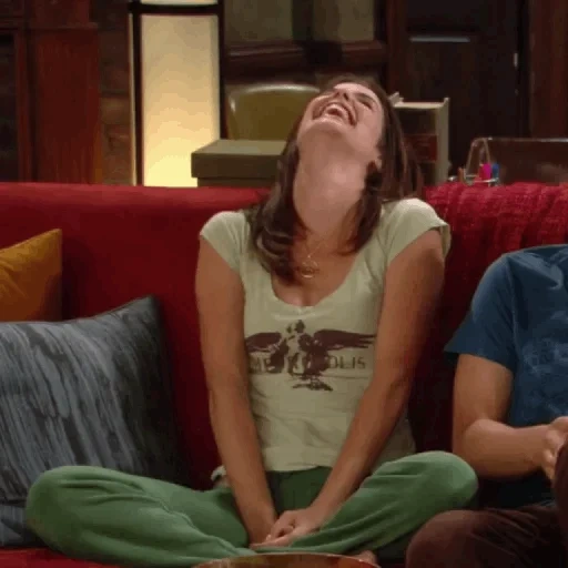 himym, lente de filme, robin shelbartsky, your motherspoiled them, robin shelbartsky está debaixo da mesa