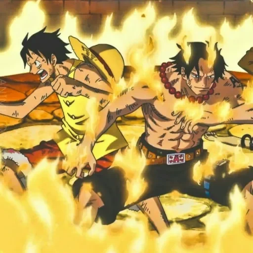 luffy, ace luffy, rabbia luffy, ace ace, rufy contro le sentinelle