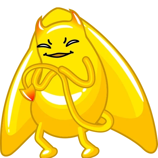 bananes, jaune, citron, banane souriante