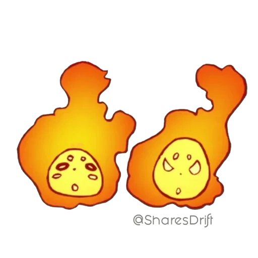 food, calcifer, fire force, puzzle of lions p034, smile decor lori puzzle