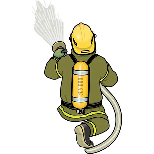 мчс, клипарт пожарный, пожарный иллюстрация, изображение пожарного