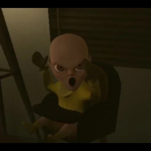 kegelapan, manusia, game bayi botak, bayi dalam horor kuning, nosferata horror of the night 2010