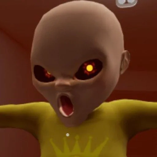 horror game, baby devil, game baby yellow, baby biography in yellow, yellow baby horror games