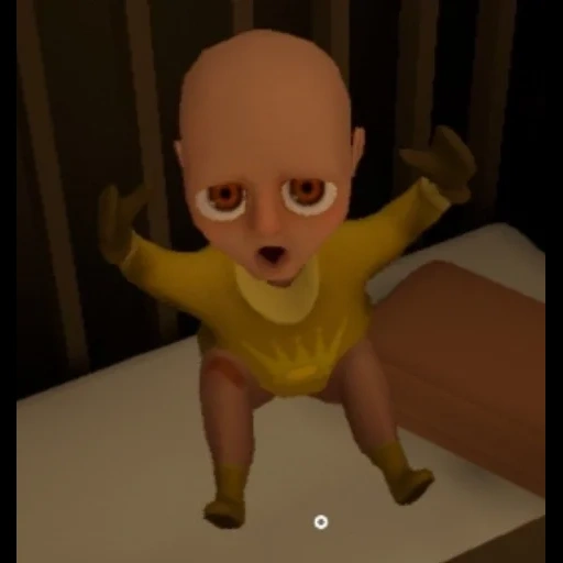 baby, people, baby yellow demon, scary baby yellow, valera gost chases bald