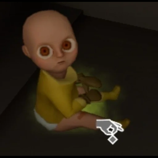 bebé, gente, juego amarillo bebé, juego bebé amarillo, bebé demonio amarillo