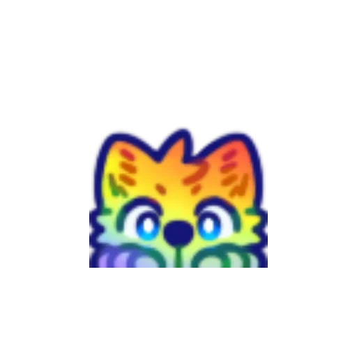 chat, chats, 1000 couleurs chat, image de chaton arc-en-ciel